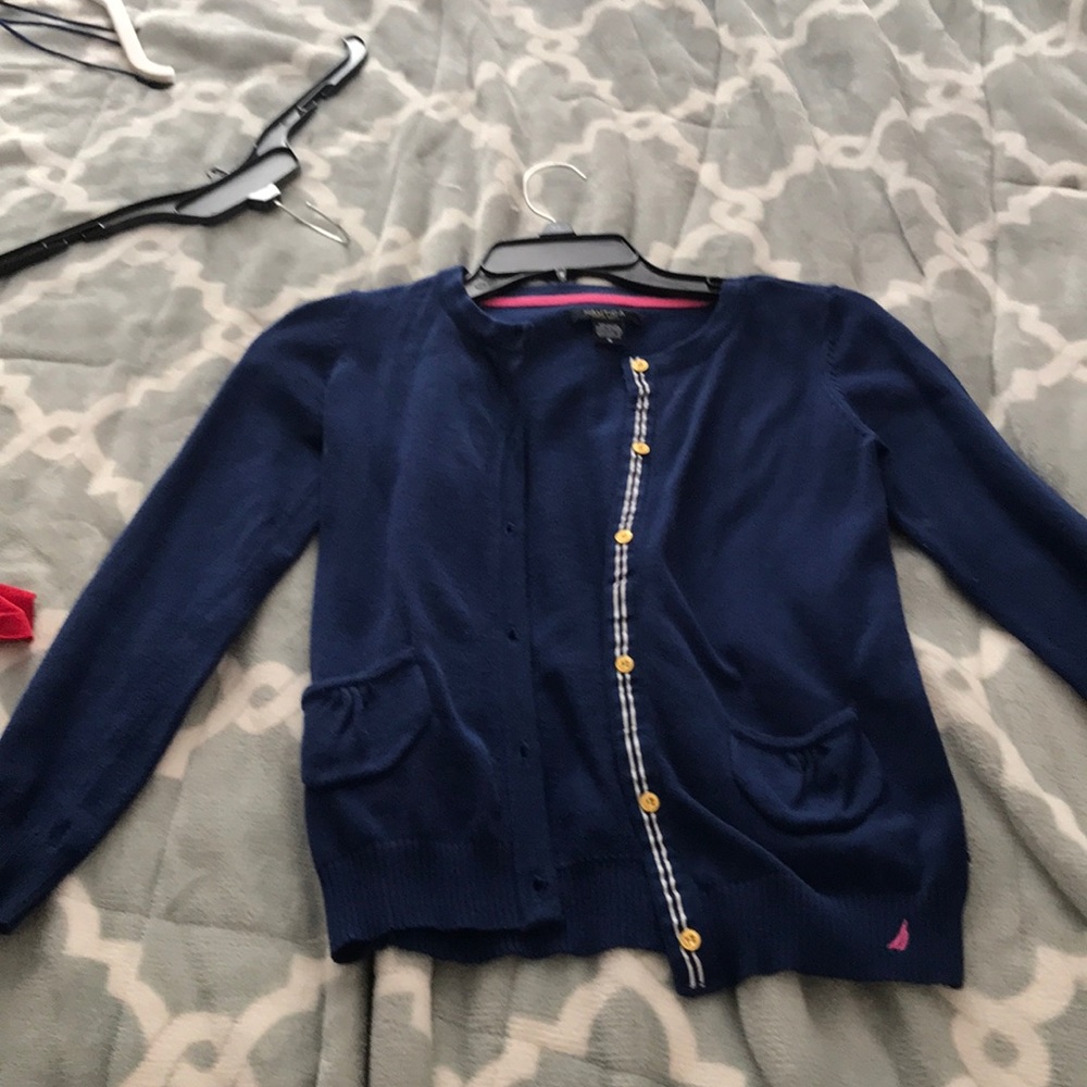 Little girl Navy Cardigan